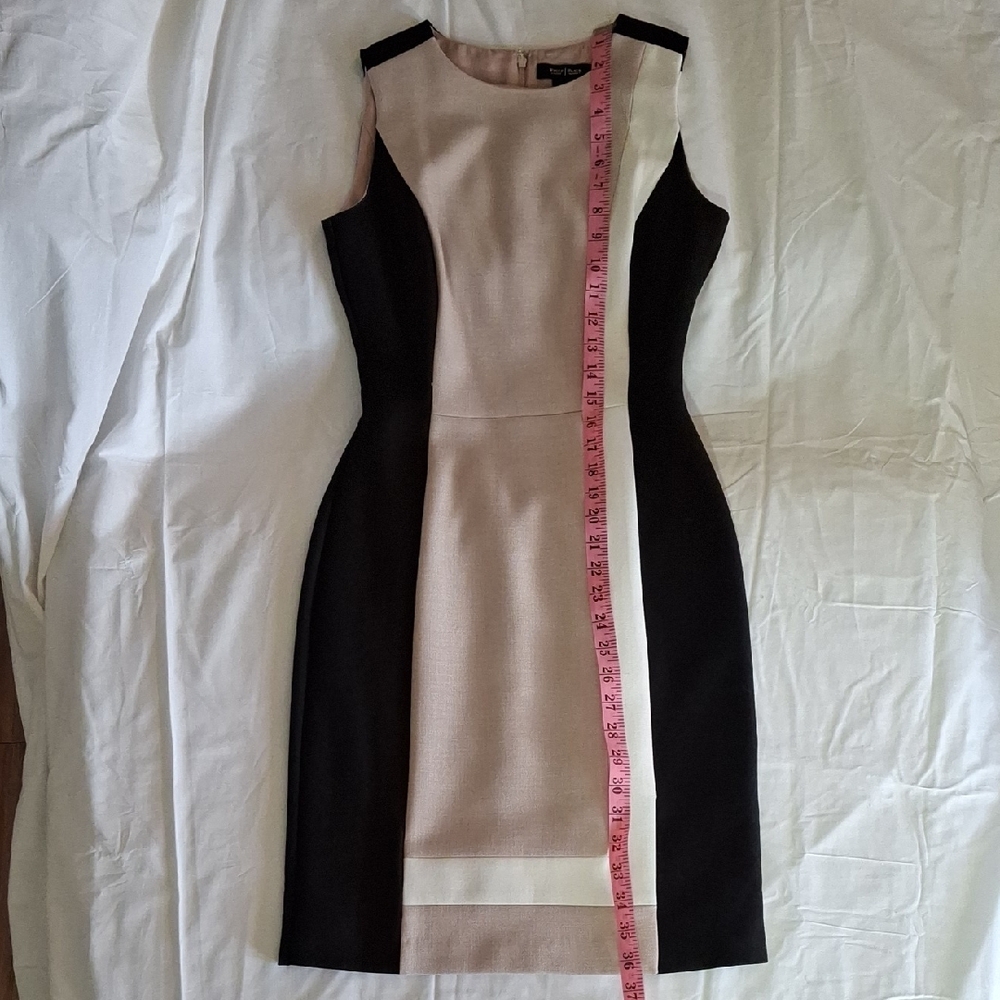 White House Black Market Colorblock Midi Dress - Picture 3 of 8